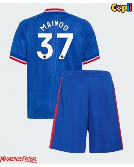 Manchester United Kobbie Mainoo #37 Echipament de Fotbal Replică 2026-27 Copii Deplasare (+ Șorturi)